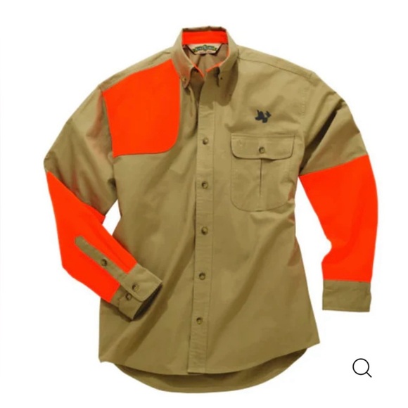 BOB ALLEN Men’s High Prairie Hunting Shirt in Tan & Orange NWOT- Size 3XL - Picture 1 of 7